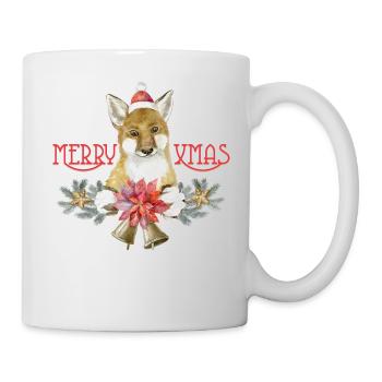 Merry Xmas - Tasse - Weiß - Rechts