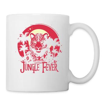 Dschungelfieber, ein Raubtier des Dschungels - Tasse - Weiß - Rechts