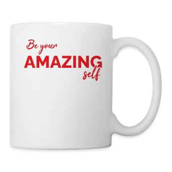 Soyez vous-même ! Confiance en soi, pensée positive, motivation - Mug blanc - blanc - Droite