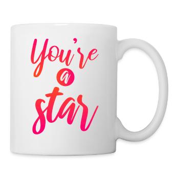 Soyez vous-même ! Confiance en soi, pensée positive, motivation - Mug blanc - blanc - Droite
