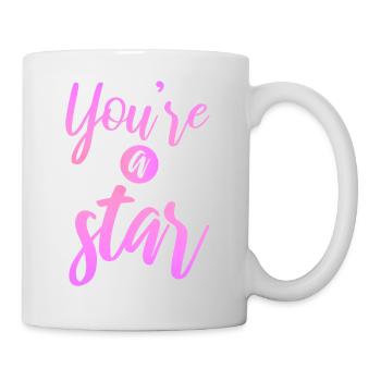 Soyez vous-même ! Confiance en soi, pensée positive, motivation - Mug blanc - blanc - Droite