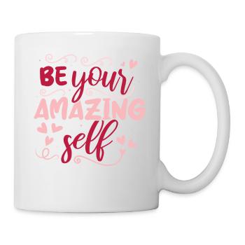 Soyez vous-même ! Confiance en soi, pensée positive, motivation - Mug blanc - blanc - Droite
