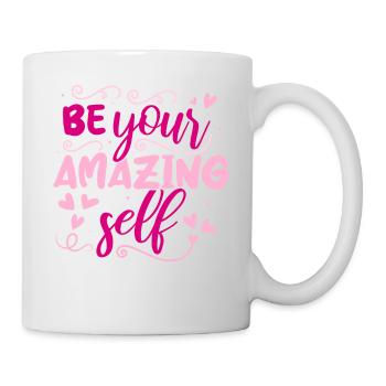 Soyez vous-même ! Confiance en soi, pensée positive, motivation - Mug blanc - blanc - Droite