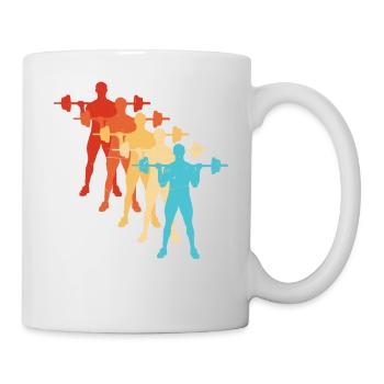 Fitness Cardio Femmes Hommes Musculation - Mug blanc - blanc - Droite