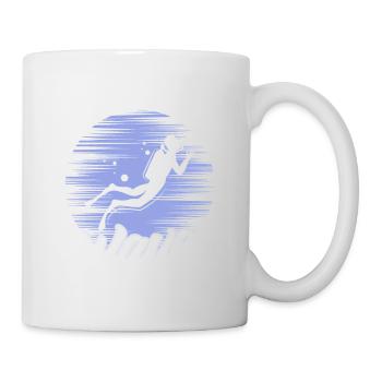 Scuba Diving, Scuba Diving, Holiday Sea Diver - Mug - white - Right