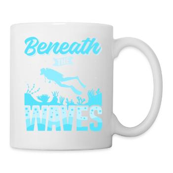 Scuba Diving, Scuba Diving, Holiday Sea Diver - Mug - white - Right