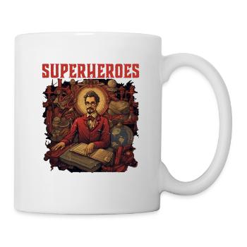 Teachers Are Just Superheroes In Disguise 21 - Tasse - Weiß - Rechts