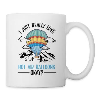 Hot Air Balloon Gift Hot Air Balloon Ride - Mug - white - Right
