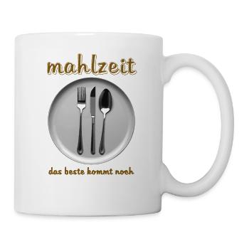 TELLER BESTECK MAHLZEIT - Tasse - Weiß - Rechts
