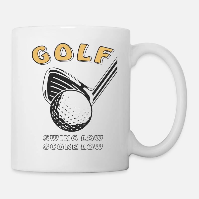 GOLF SWING LOW SCORE LOW - Tasse - Weiß