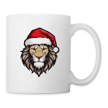 Lion Head Christmas Christmas - Mug - white - Right