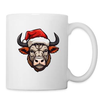 Bull Head Christmas Christmas - Mug - white - Right