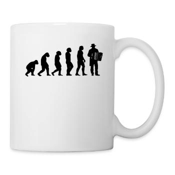 Accordéoniste Accordéon Musicien Evolution - Mug blanc - blanc - Droite