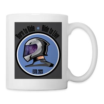 Born to Ride, Ride to Live - Tasse - Weiß - Rechts