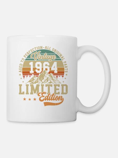 Anniversaire vintage 1964 - Mug blanc - blanc