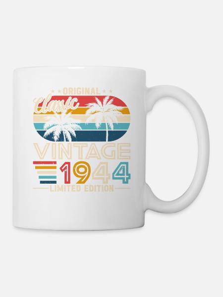1944 - Zeitlose Eleganz - Tasse - Weiß