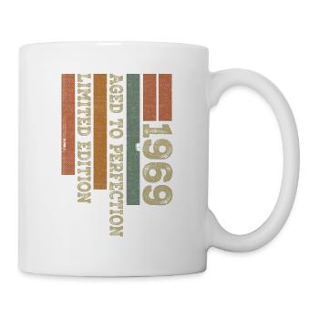 1969 Cadeau Anniversaire Vintage Rétro Né en 1969 - Mug blanc - blanc - Droite