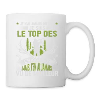 Chasse Pour Homme Cerf Cadeau Chasse Hommes - Mug blanc - blanc - Droite