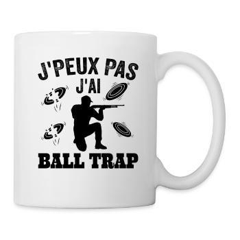J'Peux Pas J'ai BallTrap - Mug blanc - blanc - Droite