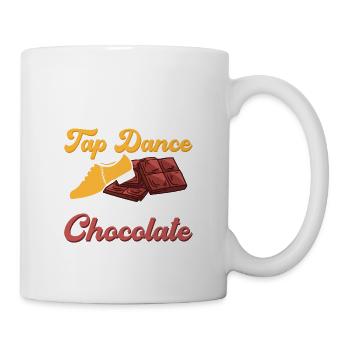 Will Tap Dance for Chocolate Tap Dancer Tap Dancin - Tasse - Weiß - Rechts