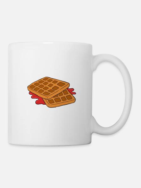 Waffel machen Waffeleisen - Tasse - Weiß