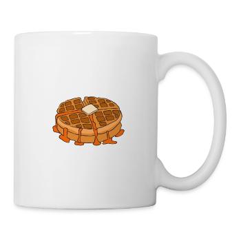 Waffle making waffle maker - Mug - white - Right