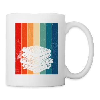 Waffle making waffle maker - Mug - white - Right