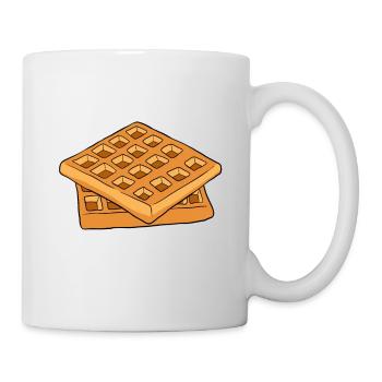 Waffle making waffle maker - Mug - white - Right