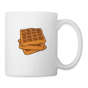 Waffle making waffle maker - Mug - white - Right