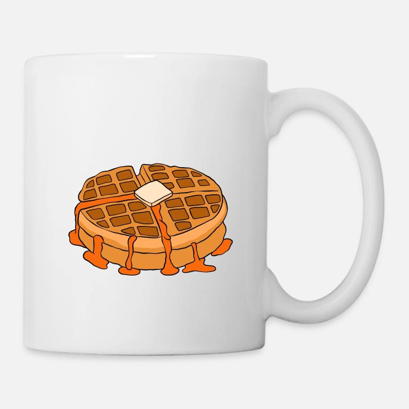 Waffel machen Waffeleisen - Tasse - Weiß