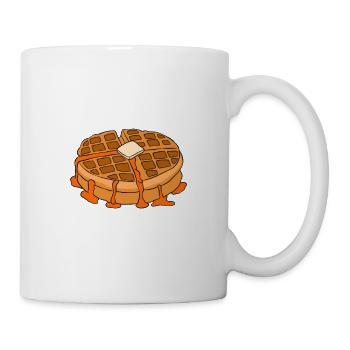 Waffle making waffle maker - Mug - white - Right