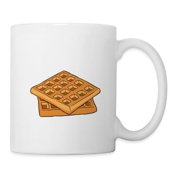Waffle making waffle maker - Mug - white - Right