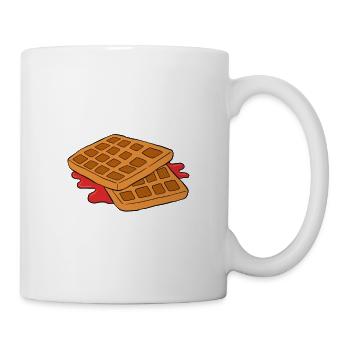 Waffle making waffle maker - Mug - white - Right