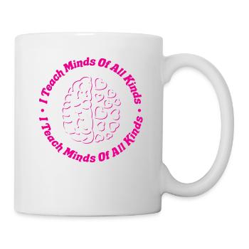 Cadeaux d’enseignants en éducation spécialisée Amour de l’enseignement - Mug blanc - blanc - Droite