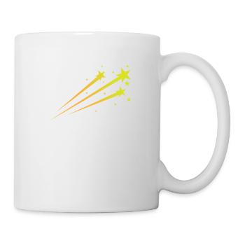 shooting stars, night sky, astronomy - Mug - white - Right