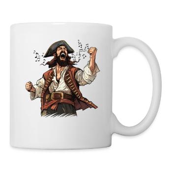 Conception de chant de mer pour les proches tout en chantant - Mug blanc - blanc - Droite