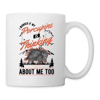 Porc-épic amateur Porc-épic - Mug blanc - blanc - Droite