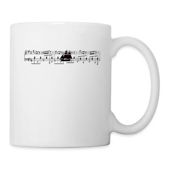 Conception de chant de mer pour les proches tout en chantant - Mug blanc - blanc - Droite