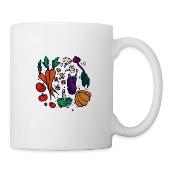 Fresh Vegetables Are My Life 2 - Tasse - Weiß - Rechts
