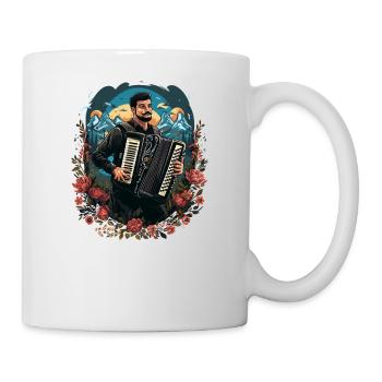 Accordéon Musicien Accordéon Accordéon - Mug blanc - blanc - Droite