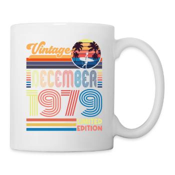 Birthday December 1979. Gift December 1979. - Mug - white - Right