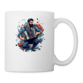 Accordéon Musicien Accordéon Accordéon Shantys Music - Mug blanc - blanc - Droite