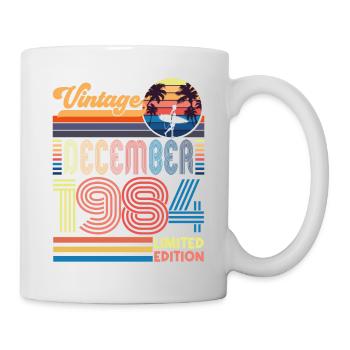 Birthday December 1984. Gift December 1984. - Mug - white - Right