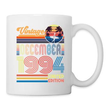 Anniversaire Décembre 1994. Cadeau decembre 1994. - Mug blanc - blanc - Droite