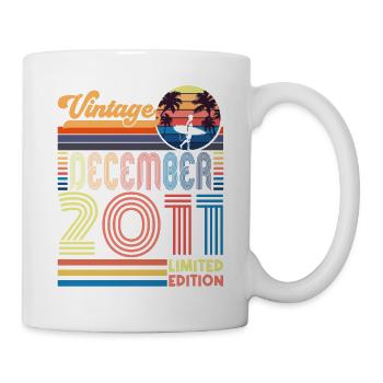 Birthday December 2011. Gift December 2011. - Mug - white - Right
