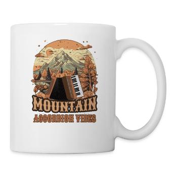 Accordéoniste Musicien d’accordéon Dictons - Mug blanc - blanc - Droite