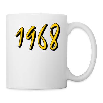 BIRTHDAY YEAR 1968 - Mug - white - Right