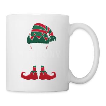 Anthony Elf Familie Passende Gruppe Weihnachten Mama - Tasse - Weiß - Rechts