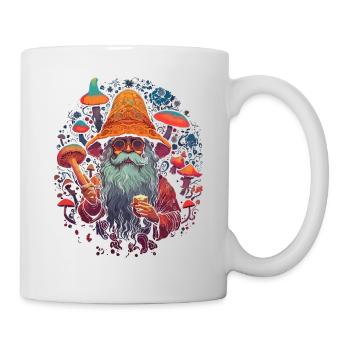 Mushroom Weihnachtsmann| Fantasy Pilze Natur Goa - Tasse - Weiß - Rechts