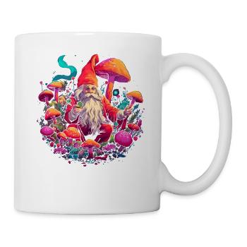 Mushroom | Fantasy Pilze Wald Natur Goa Festival - Tasse - Weiß - Rechts